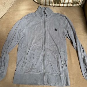 Mens Express Grey Zip Up in small